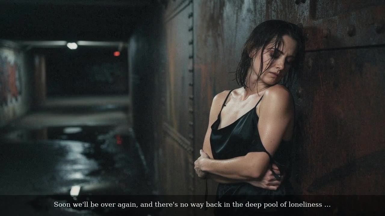 “Soon we’ll be over again, and there’s no way back in the deep pool of loneliness …”